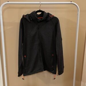 Indigo Black and Orange Knit Sweater